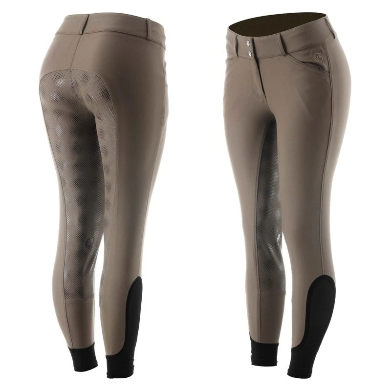 Equinavia Women's Maud Full Seat Breeches - Mushroom Brown 1 Equinavia Women's Maud Full Seat Breeches - Mushroom Brown