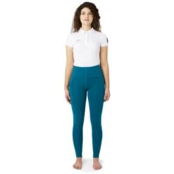 Horze Women's Gwen Super Flex Full Seat Tights - Legion Blue -Tack Of The Day Store 670478 800 800