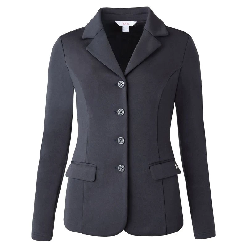 Horze Women's Ada Show Jacket - Dark Navy 1 Horze Women's Ada Show Jacket - Dark Navy