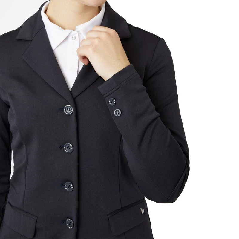 Horze Women's Ada Show Jacket - Dark Navy 2 Horze Women's Ada Show Jacket - Dark Navy - Image 2