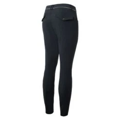 B Vertigo Men's Damien Knee Patch Breeches - Anthracite Grey