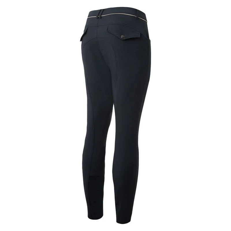 B Vertigo Men's Damien Knee Patch Breeches - Anthracite Grey 1 B Vertigo Men's Damien Knee Patch Breeches - Anthracite Grey