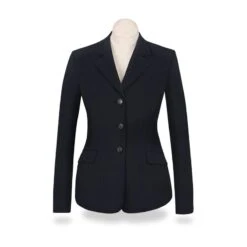 RJ Classics Women's Monterey Show Coat - Black Pinstripe