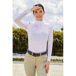 RJ Classics Women's Sofia Long Sleeve Show Shirt - White -Tack Of The Day Store 673806 800 800 1