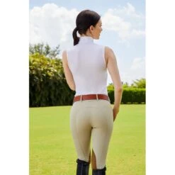 RJ Classics Women's Kylie Sleeveless Show Shirt - White/Flamingo -Tack Of The Day Store 675941 800 800