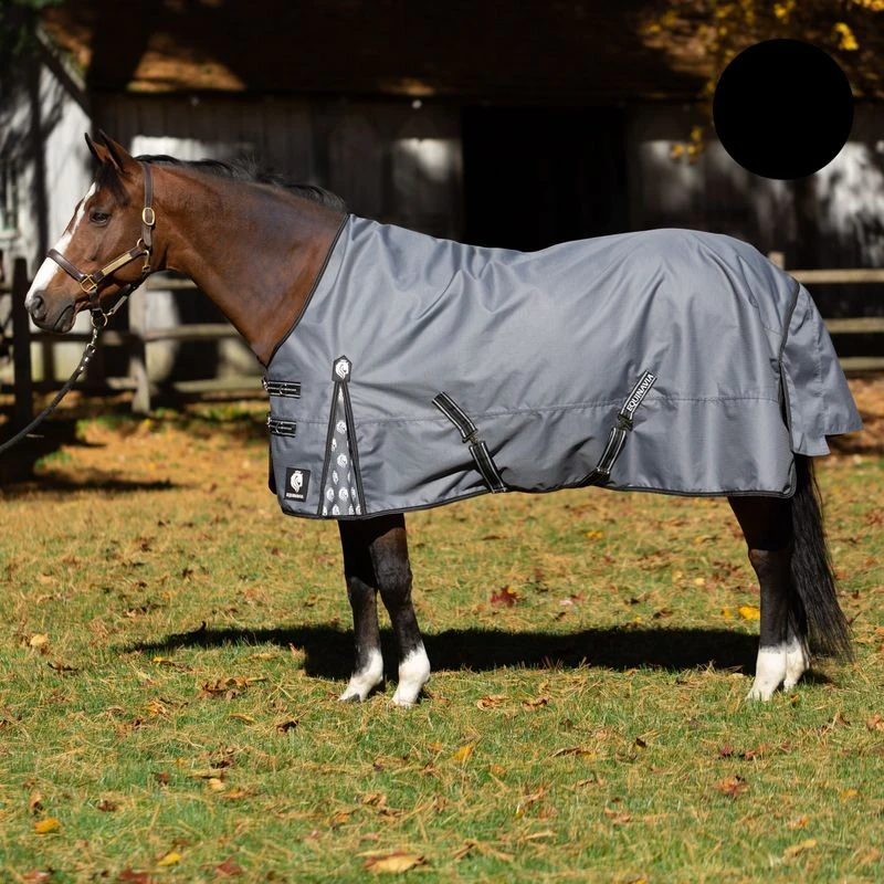 Equinavia Arktis Regular Neck Turnout Sheet - Carbon Gray 1 Equinavia Arktis Regular Neck Turnout Sheet - Carbon Gray