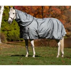 Equinavia Thunder360 Detachable Neck Turnout Sheet - Pewter Gray