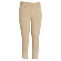 TuffRider Kids' Newbury Pull On Riding Jeans - Safari