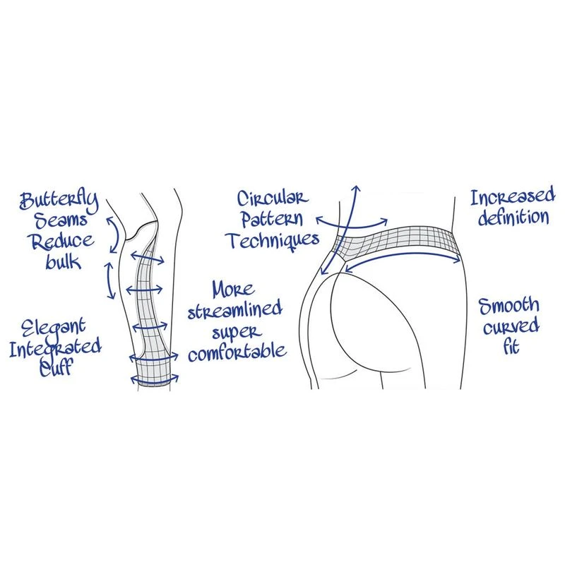 Tredstep Women's Rosa II Knee Patch Breeches - Nebula Blue 2 Tredstep Women's Rosa II Knee Patch Breeches - Nebula Blue - Image 2