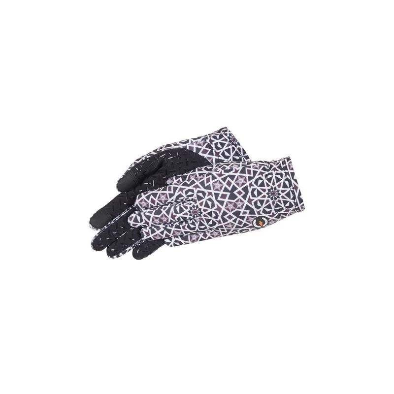 Kerrits Kids' Thermo Tech Printed Gloves - Black Starlight 1 Kerrits Kids' Thermo Tech Printed Gloves - Black Starlight