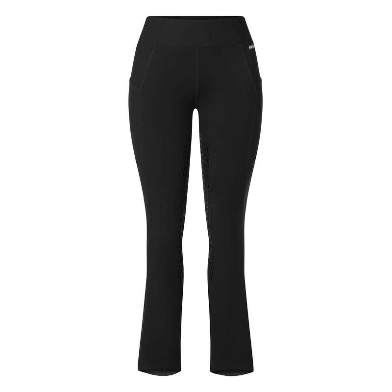 Kerrits Women's Thermo Tech Extended Grip Bootcuts - Black 1 Kerrits Women's Thermo Tech Extended Grip Bootcuts - Black