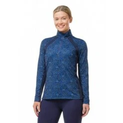Kerrits Women's Rail Side Quarter Zip Tech Top - Ink Snaffle Harmony 8 Kerrits Women's Rail Side Quarter Zip Tech Top - Ink Snaffle Harmony -Tack Of The Day Store 682023 800 800