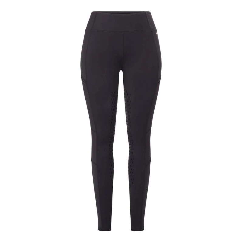 Kerrits Women's Thermo Tech 2.0 Extended Grip Tights - Black/Black 1 Kerrits Women's Thermo Tech 2.0 Extended Grip Tights - Black/Black