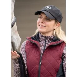Kerrits Women's Full Motion Quilted Vest - Sangria -Tack Of The Day Store 682403 800 800