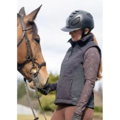 Kerrits Women's Full Motion Quilted Vest - Black -Tack Of The Day Store 682515 800 800 1