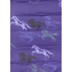 Kerrits Kids' Pony Tracks Reversible Quilted Jacket - Huckleberry Run Free/Iris -Tack Of The Day Store 682868 800 800
