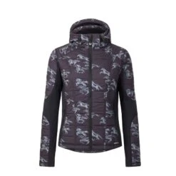 Kerrits Women's Light & Lofty Quilted Jacket - Black Run Free