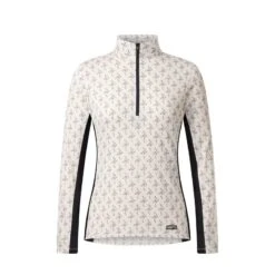 Kerrits Women's Keystone Ice Fil Long Sleeve Shirt - Vanilla Bits N Crops