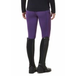Kerrits Women's Power Stretch Knee Patch Pocket Tights - Huckleberry -Tack Of The Day Store 683629 800 800
