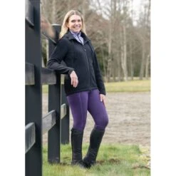 Kerrits Women's Power Stretch Knee Patch Pocket Tights - Huckleberry -Tack Of The Day Store 683630 800 800