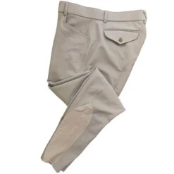 Ovation Men's Dynamic Knee Patch Breeches - Tan