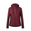 Kerrits Women's Double Take Full Zip Fleece Hoodie - Sangria