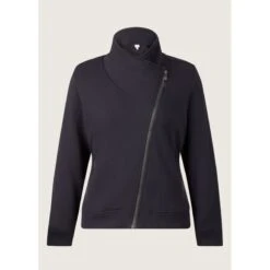 EQL Women's Wrap Front Fleece Jacket - Black