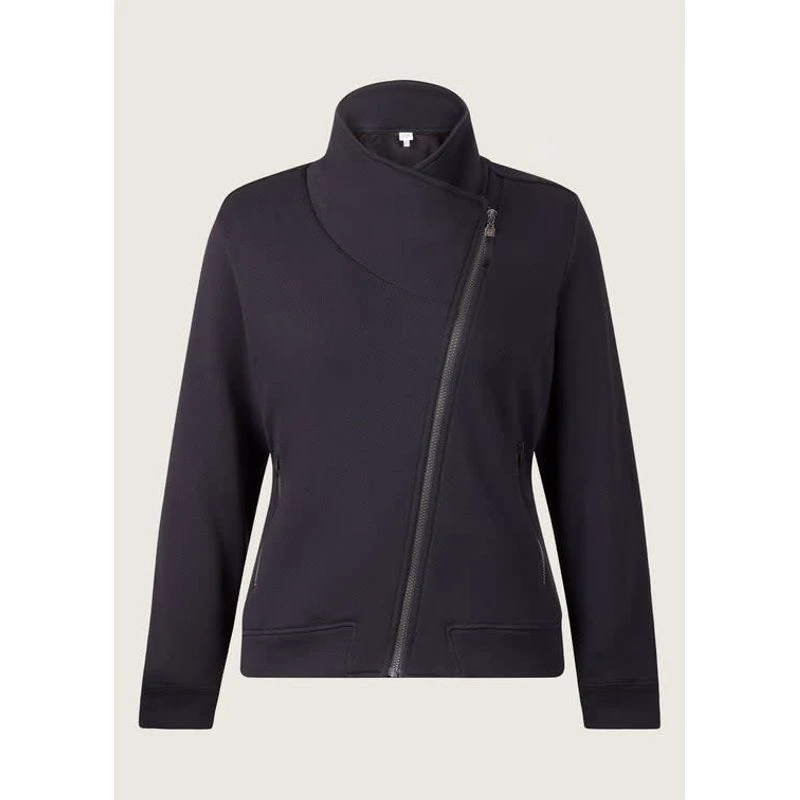 EQL Women's Wrap Front Fleece Jacket - Black 1 EQL Women's Wrap Front Fleece Jacket - Black