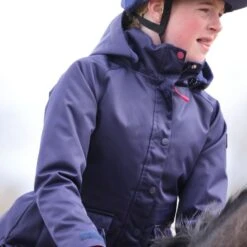 Shires Aubrion Kids' Palisade Waterproof Coat - Ink -Tack Of The Day Store 690102 800 800