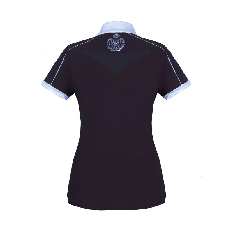Fair Play Women's Claire Short Sleeve Competition Shirt - Black/White 2 Fair Play Women's Claire Short Sleeve Competition Shirt - Black/White - Image 2
