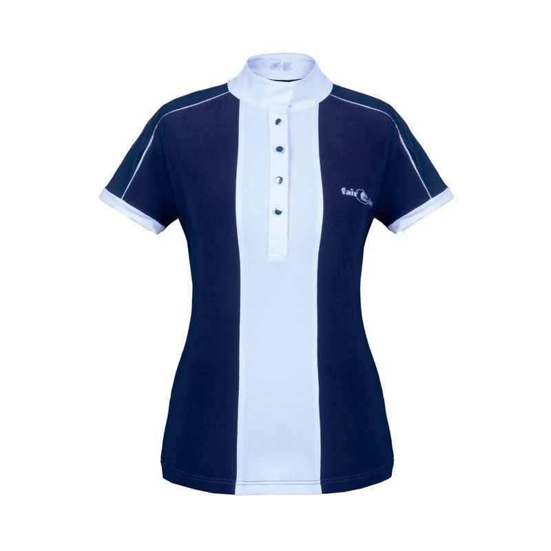 Fair Play Women's Claire Short Sleeve Competition Shirt - Navy/White 1 Fair Play Women's Claire Short Sleeve Competition Shirt - Navy/White