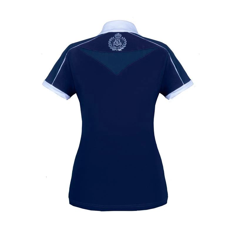 Fair Play Women's Claire Short Sleeve Competition Shirt - Navy/White 2 Fair Play Women's Claire Short Sleeve Competition Shirt - Navy/White - Image 2