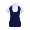 Fair Play Women's Justine Short Sleeve Compeition Shirt - Navy/White