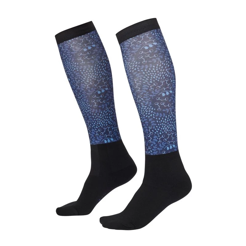 Kerrits Women's Dual Zone Boot Socks - Ink Snaffle Harmony 1 Kerrits Women's Dual Zone Boot Socks - Ink Snaffle Harmony