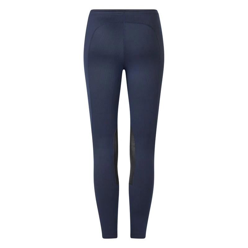 Kerrits Kids' Fleece Lite II Knee Patch Tights - Ink Herringbone 1 Kerrits Kids' Fleece Lite II Knee Patch Tights - Ink Herringbone