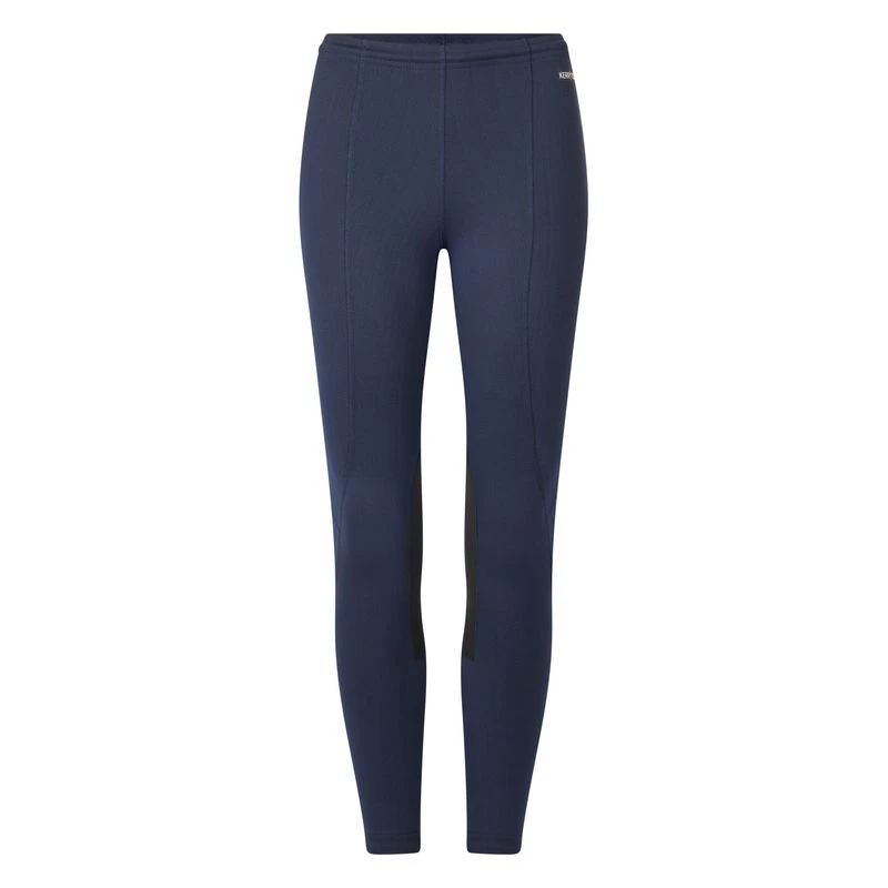 Kerrits Kids' Fleece Lite II Knee Patch Tights - Ink Herringbone 2 Kerrits Kids' Fleece Lite II Knee Patch Tights - Ink Herringbone - Image 2