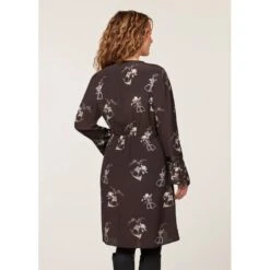 EQL Women's Gwenyth Ecovero Tunic Dress - Java Hunt Field Floral -Tack Of The Day Store 694575 800 800