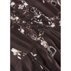 EQL Women's Gwenyth Ecovero Tunic Dress - Java Hunt Field Floral -Tack Of The Day Store 694576 800 800