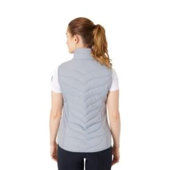 Horze Women's Shannon Light Padded Vest - Grey Dawn -Tack Of The Day Store 695556 800 800