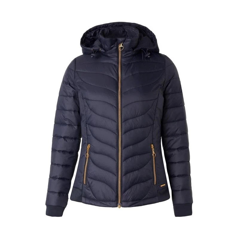 Horze Women's Shannon Light Padded Jacket - Dark Navy 1 Horze Women's Shannon Light Padded Jacket - Dark Navy