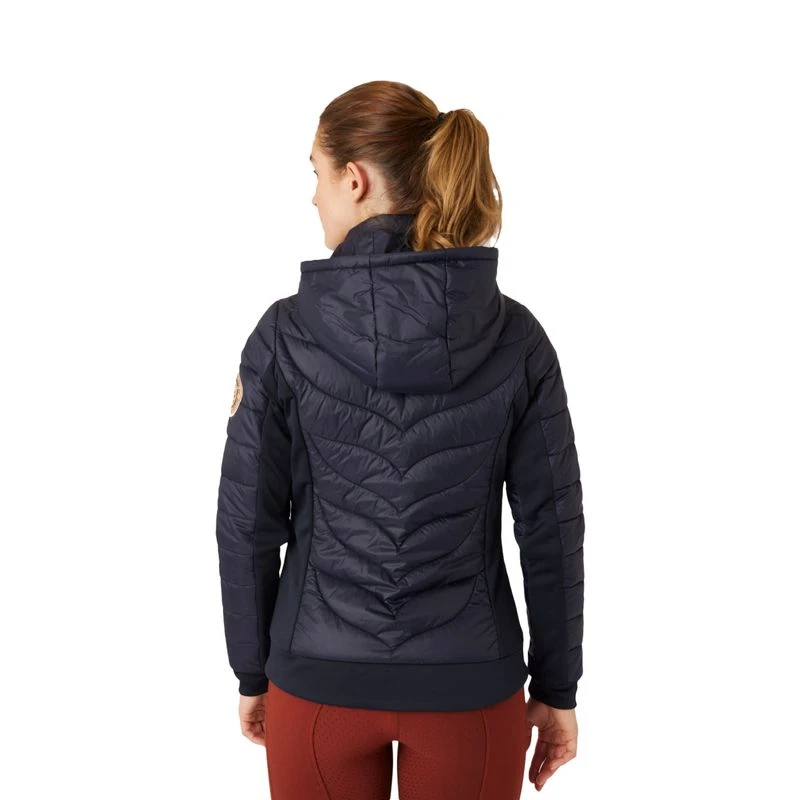 Horze Women's Shannon Light Padded Jacket - Dark Navy 3 Horze Women's Shannon Light Padded Jacket - Dark Navy - Image 3