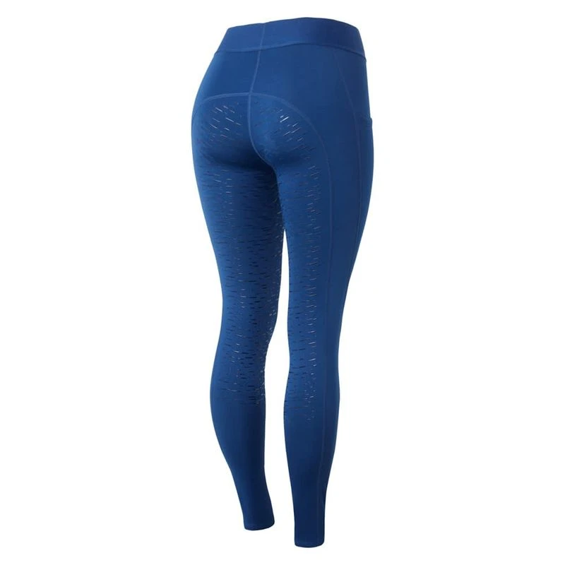Horze Women's Maia Full Seat Tights - Opal Blue 1 Horze Women's Maia Full Seat Tights - Opal Blue