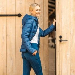 Horze Women's Maia Full Seat Tights - Opal Blue 9 Horze Women's Maia Full Seat Tights - Opal Blue -Tack Of The Day Store 695813 800 800