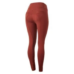 Horze Women's Mira Full Seat Breeches - Smoked Paprika