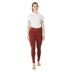 Horze Women's Mira Full Seat Breeches - Smoked Paprika 7 Horze Women's Mira Full Seat Breeches - Smoked Paprika -Tack Of The Day Store 696709 800 800