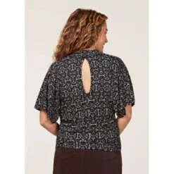 EQL Women's Lexi Cowl Neck Dolman Shirt - Black/ Mixed Bits 8 EQL Women's Lexi Cowl Neck Dolman Shirt - Black/ Mixed Bits -Tack Of The Day Store 698312 800 800 1