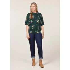 EQL Women's Lexi Cowl Neck Dolman Shirt - Ivy Hunt Field Floral -Tack Of The Day Store 698388 800 800 1