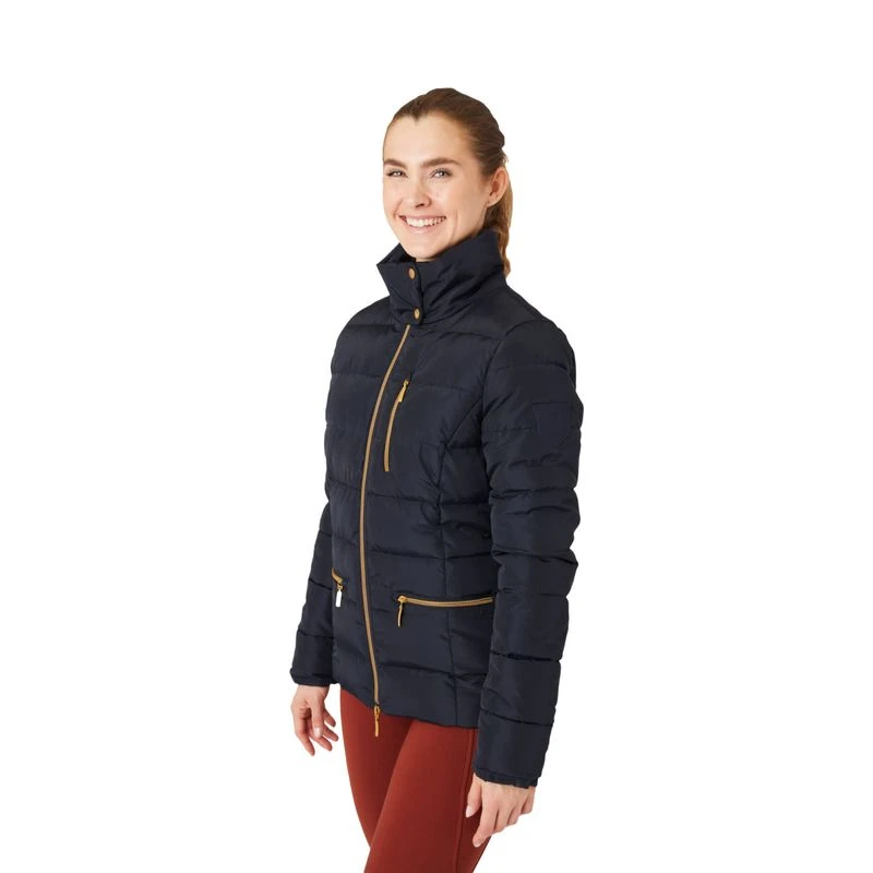 Horze Women's Kiara Padded Jacket - Dark Navy 2 Horze Women's Kiara Padded Jacket - Dark Navy - Image 2