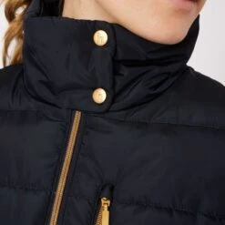 Horze Women's Kiara Padded Jacket - Dark Navy 7 Horze Women's Kiara Padded Jacket - Dark Navy -Tack Of The Day Store 698952 800 800