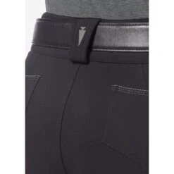 Kerrits Women's Arena K-Pro Knee Patch Breeches - Black -Tack Of The Day Store 699028 800 800